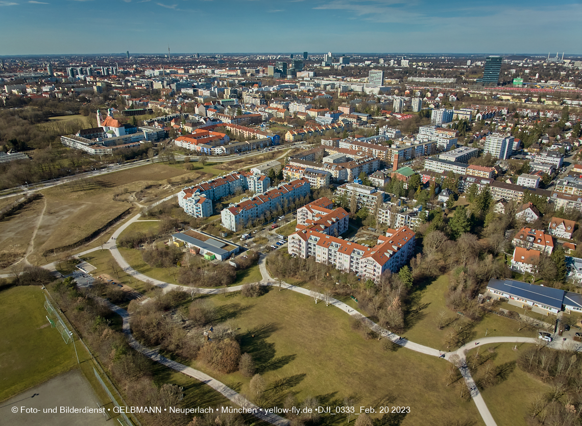 20.02.2023 -  der verschwundene Hachinger Bach in Neuperlach und Berg am Laim